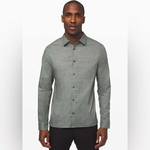 NWT Lululemon Masons Peak Long Sleevee Shirt - XL Mens Heathered Onyx Color